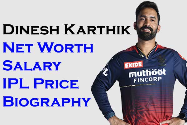 Dinesh Karthik Net Worth 2023, IPL Salary IPL Price Wife Age