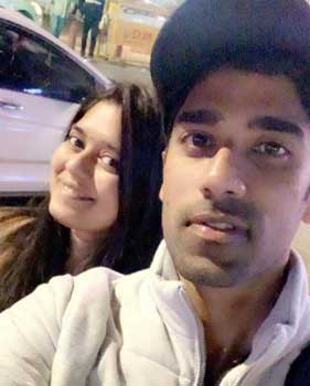 Shashank Singh with his sister