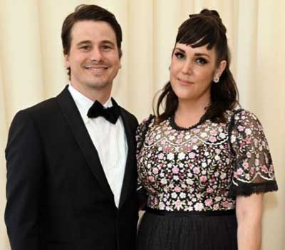 Melanie Lynskey with her husband Jason Ritter