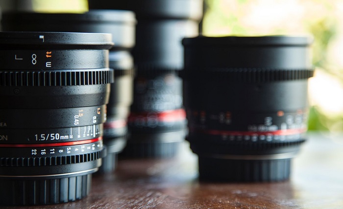 camera lenses in different length